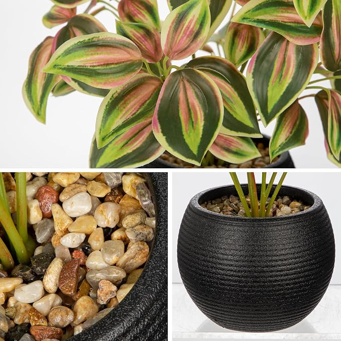 2 Packs Artificial Plants in Black Pot - Image 6