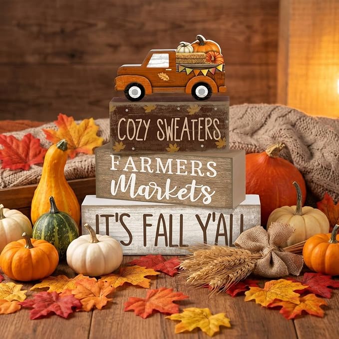 Lineshading 4 Pcs Fall Table Decoration - Image 3