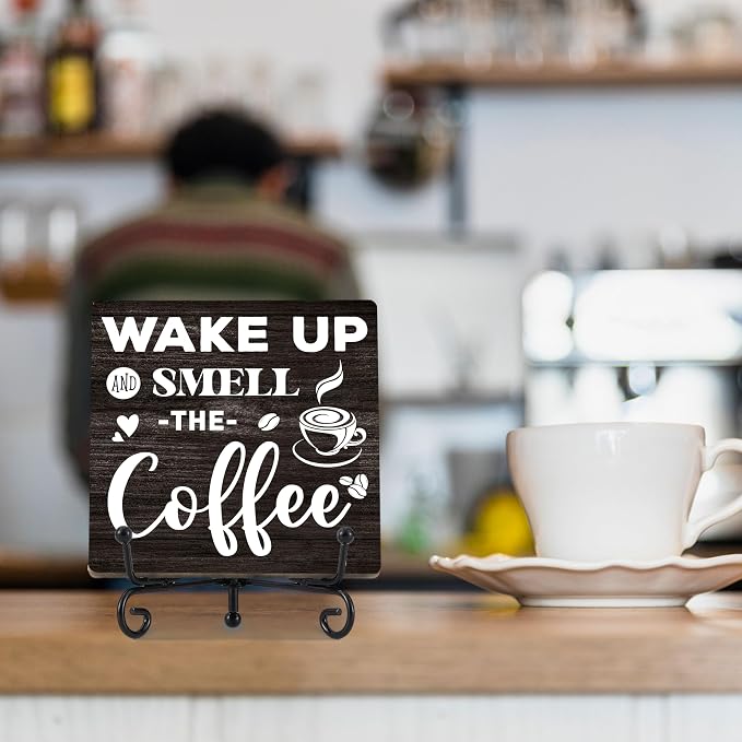 Coffee Bar Sign，Cafes Bar Decor Accessories, Cafe Station Essentials, Kitchen - Image 6
