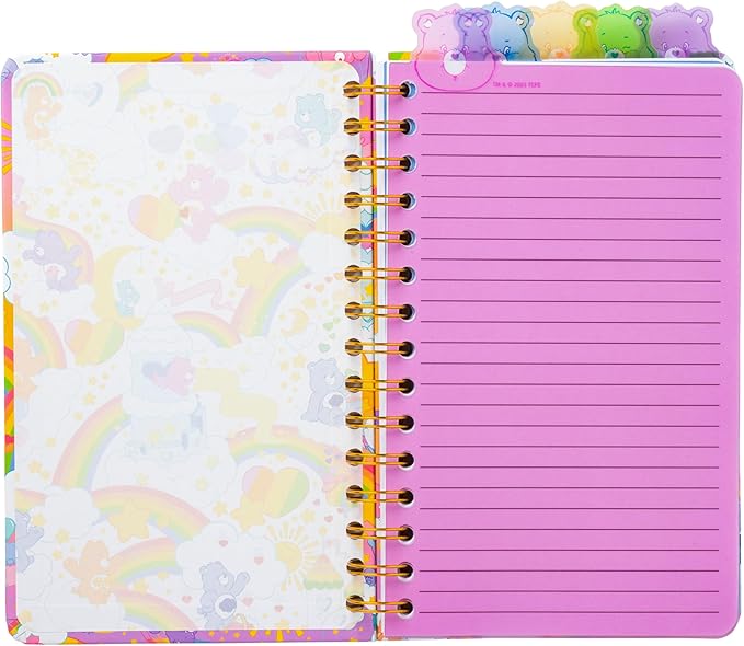 Silver Buffalo Care Bears Spiral Tabbed Notebook Featuring Grumpy Bear - Image 3