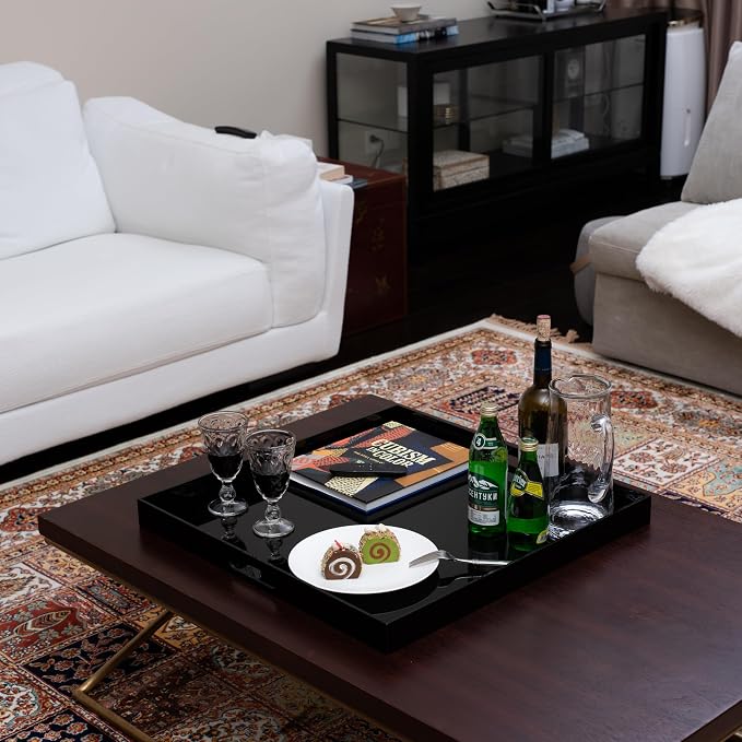 Clear Oversize Acrylic Serving Tray - Image 3