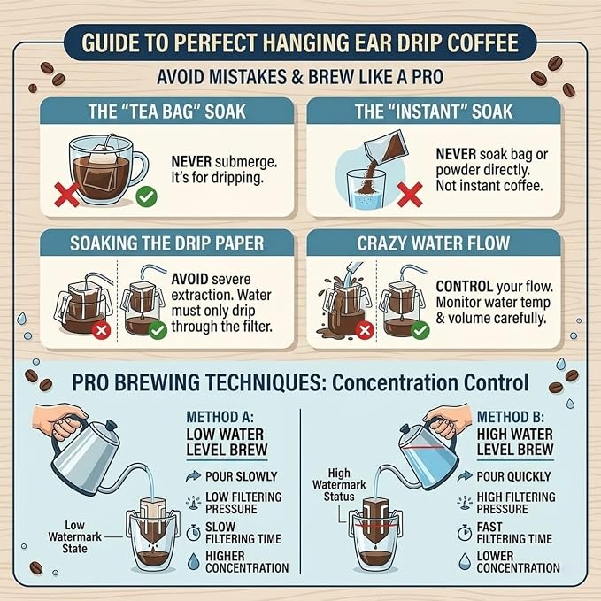 50 Pcs Pour Over Coffee Filter Bags - Image 8