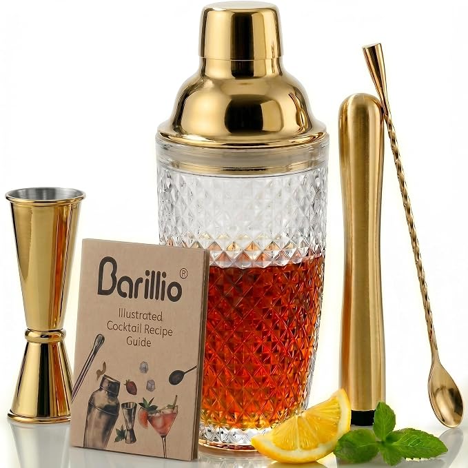 Barillio Glass Cocktail Shaker Set by Barillio