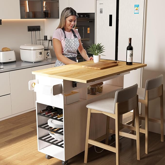 ASTRONAPE Kitchen Island Cart - Image 4