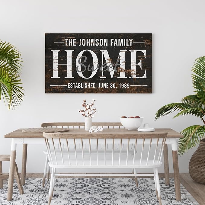 IPIC - Custom Canvas Family Wall Art, Personalized Farmhouse Canvas Wall Decor - Image 4