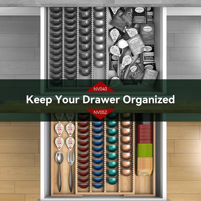 Larger Expandable Bamboo Organizer Holder - Image 7