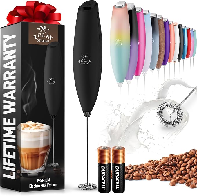 Zulay Powerful Milk Frother for Coffee by ZulayKitchen