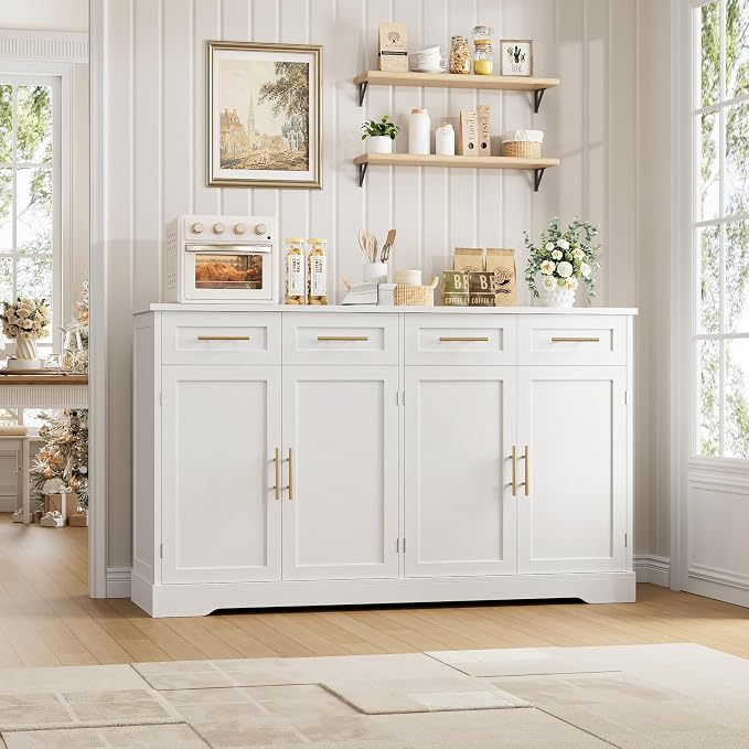 HOSTACK 60" Large Buffet Sideboard - Image 4