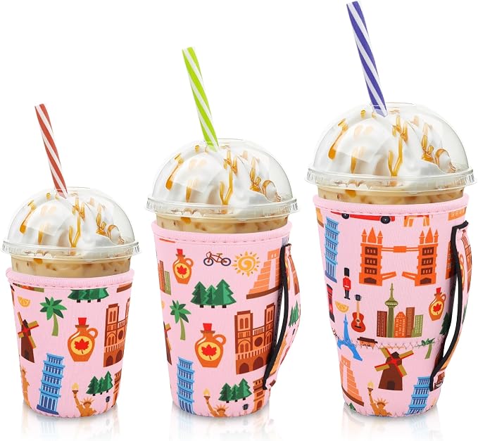 Iced Coffee Sleeve Insulator Sleeves by AJLTPA