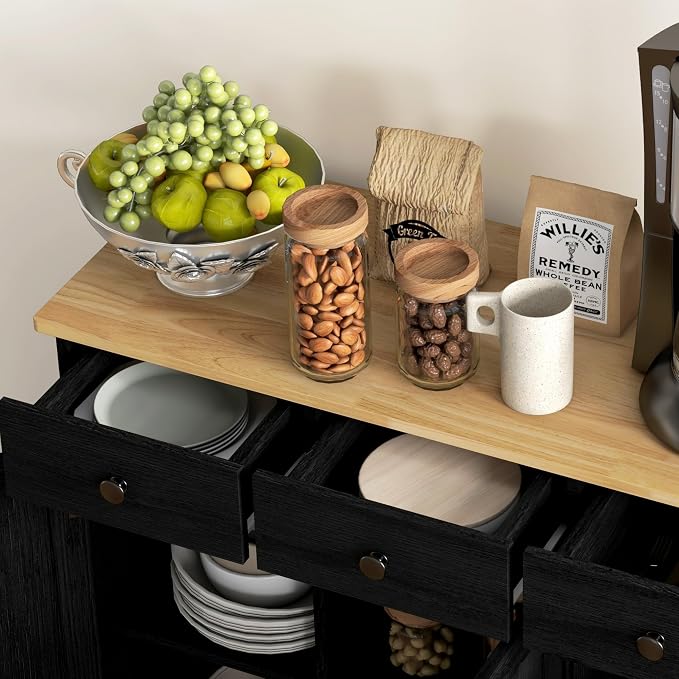 HOMCOM Sideboard Buffet Cabinet - Image 9