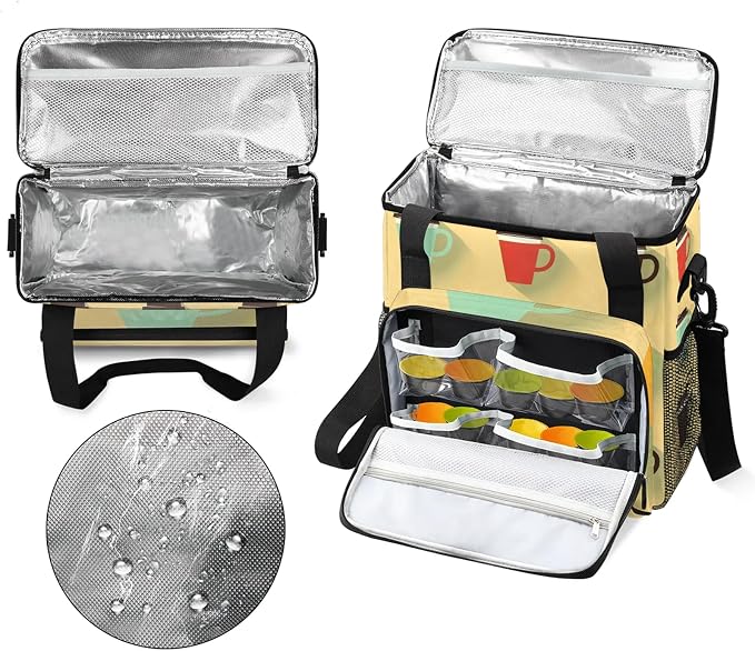 Coffee Maker Carring Bag Travel Storage Tote Bag Compatible - Image 2