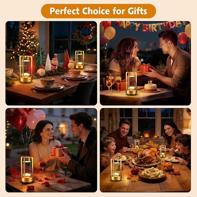 Rechargeable Table Lamp for Outdoor Indoor: Cordless Portable Table Lamps - Image 8