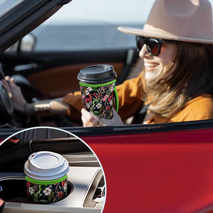 KJQJLY 3 Pack Reusable Iced Coffee Sleeves - Image 7