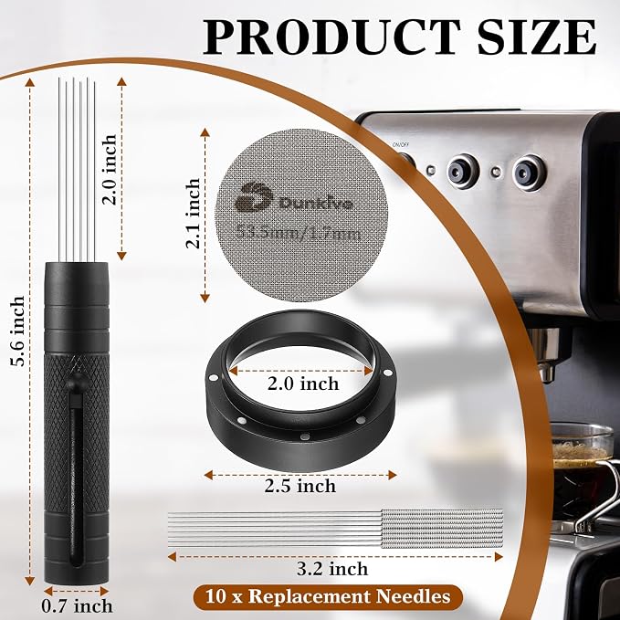 54mm Retractable WDT Tool, Espresso Accessories Kit - Image 2