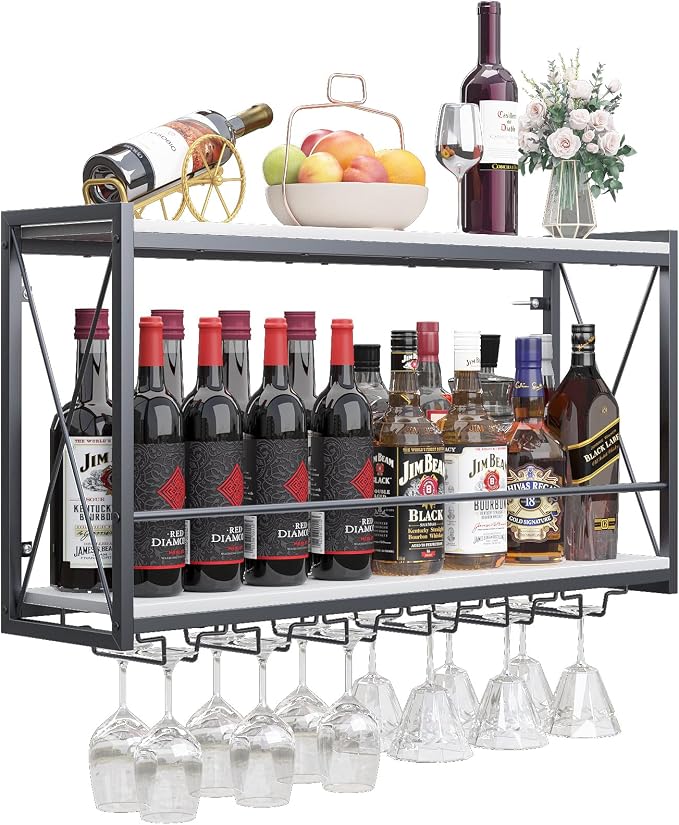 Dokser Wine Rack Wall Mounted Shelf by Dosker