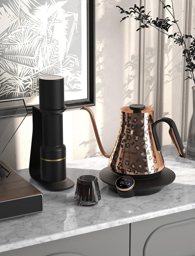 Cocinare Artisan Collection Gooseneck Electric Kettle, ±0.5℉ Precise - Image 2