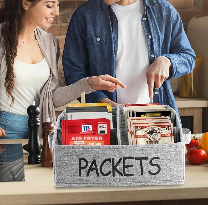 8 Compartment Fabric Snack Organizer - Image 4