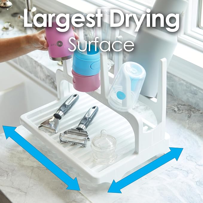 PopYum Gray Space Saving Drying Rack from 100% Recycled Bottles | Space Saving - Image 5