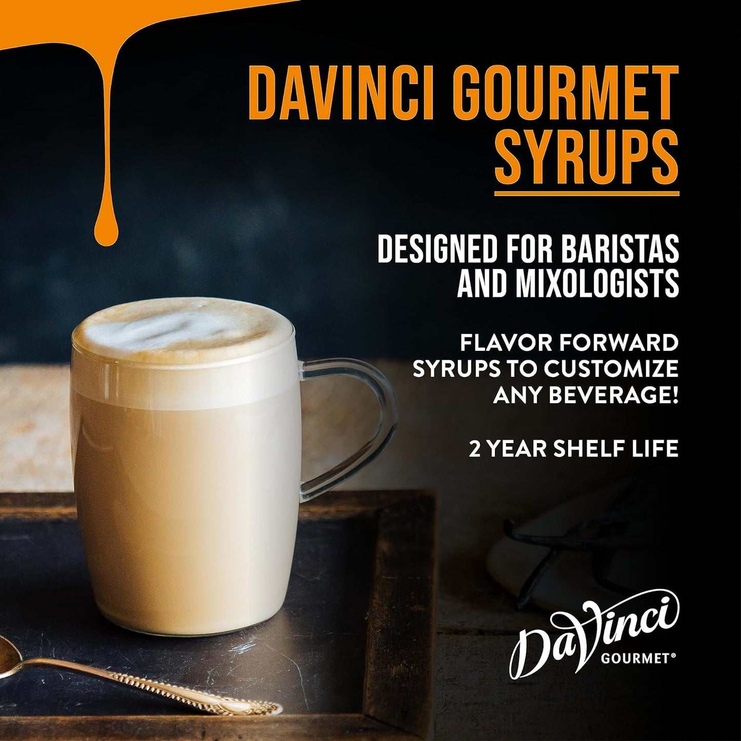 DaVinci Gourmet Classic Cherry Syrup, 25.4 Fluid Ounces (Pack of 4)