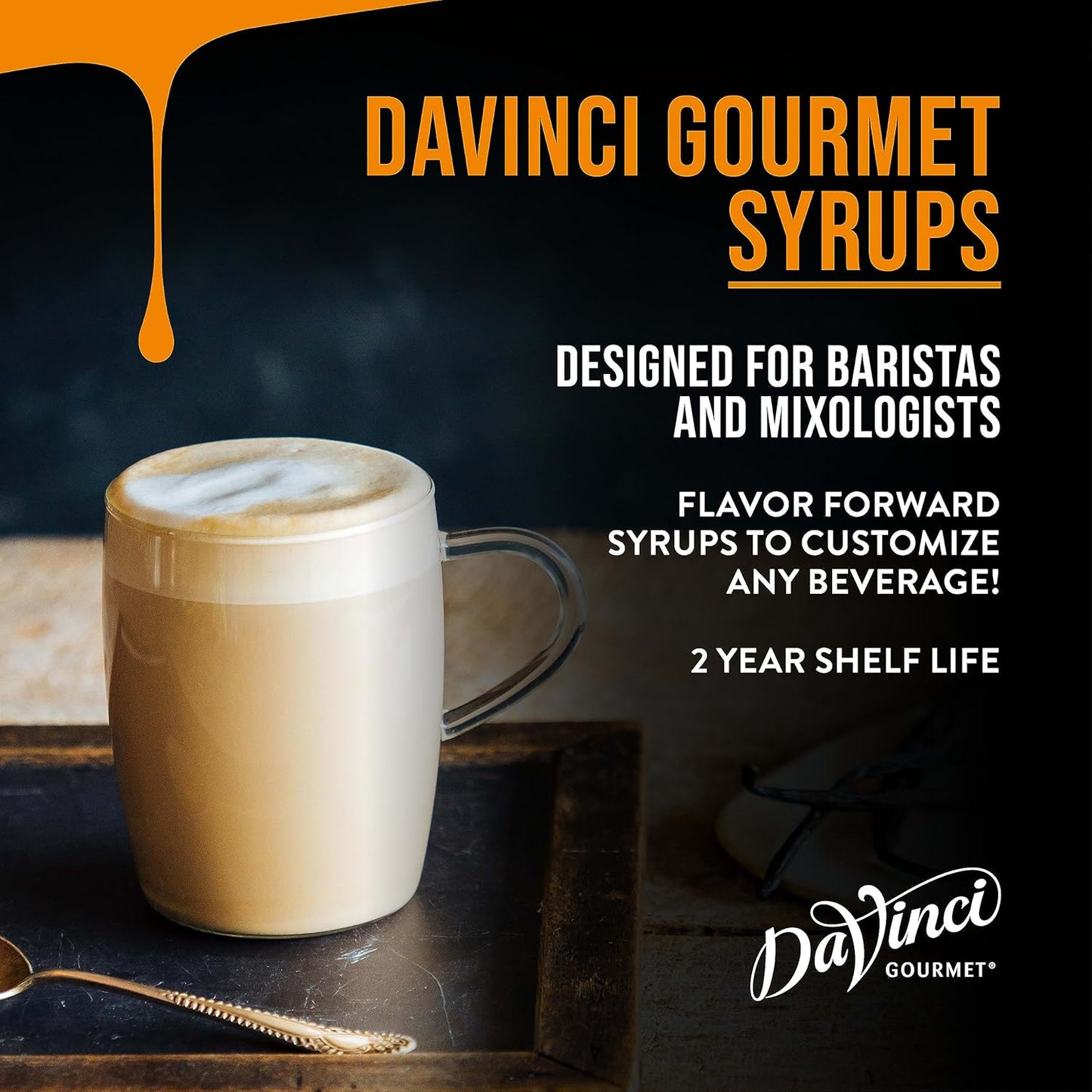 DaVinci Gourmet Classic Peanut Butter Syrup, 25.4 Fluid Ounces (Pack of 1)