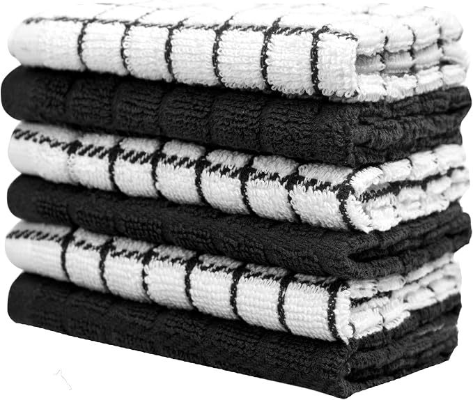 Bumble Dish Cloths | 12” x 12” | 100% Cotton Kitchen Towels | 405 GSM | Soft - Image 5