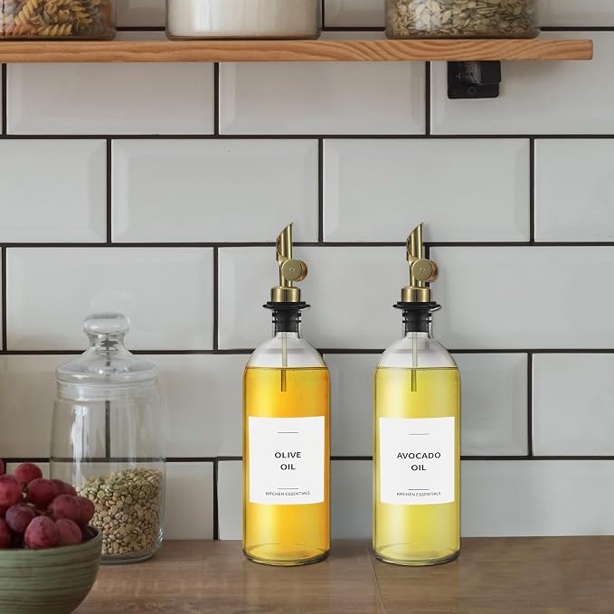 Spaceneat Olive Oil Labels for Glass Bottles - Image 8
