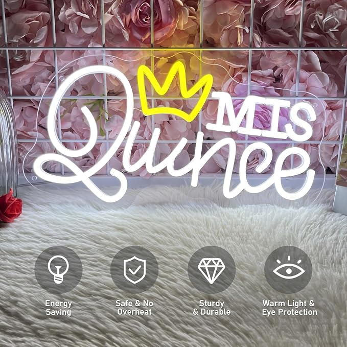 Mis Quince Neon Sign Cold White - Image 4