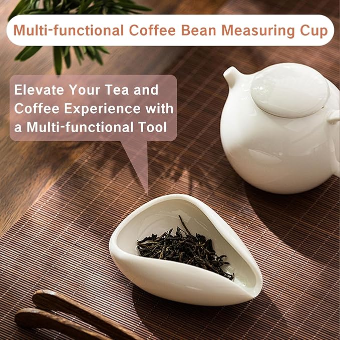 Ceramic Coffee Dosing Cup Coffee Bean Measuring Tray Suitable - Image 5