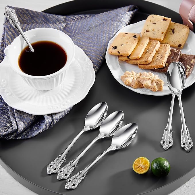 KEAWELL Luxurious 5.1-Inch Espresso Spoons Set - Image 4