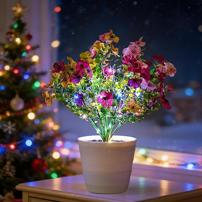 Artificial Multicolor Flower Lamp Night Light - Image 5