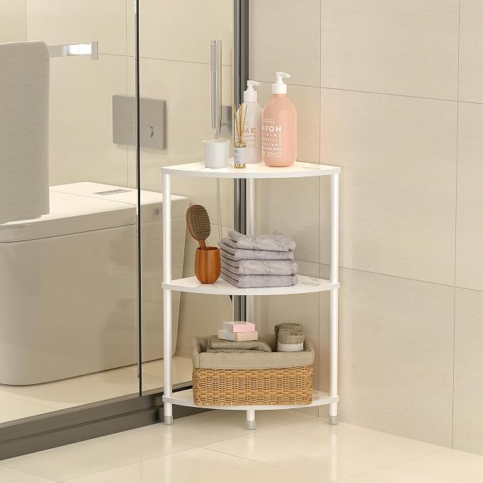 3 Tier Corner Shelf Stand, 23.2" Kitchen Shelf Organizer - Image 7