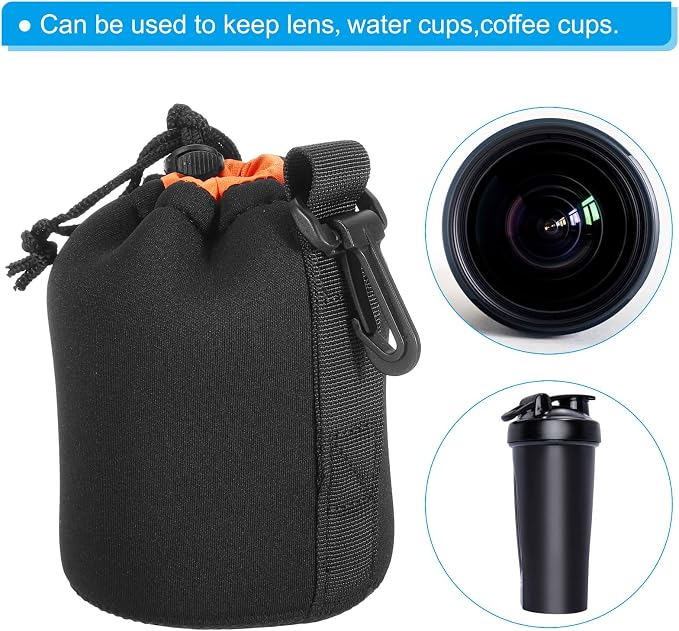 Patikil 3.3" x 5.5" Neoprene Lens Pouch - Image 6