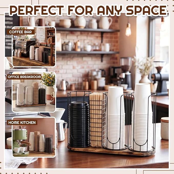 Geelin 18oz Adjustable Coffee Cup Dispenser - Image 3