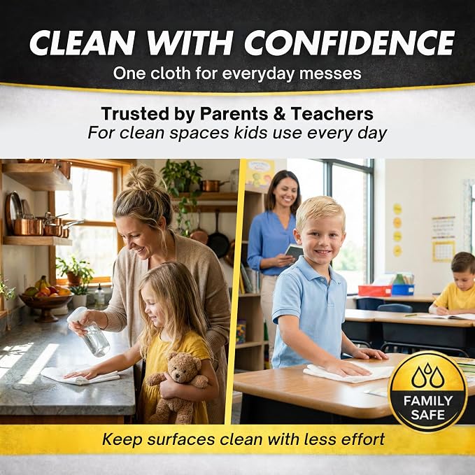 Microfiber Magic Streak Free Cleaning Cloth 3 Pack Clean Any Surface - Image 7