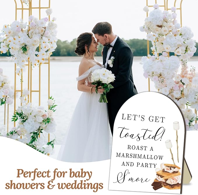 S'more Bar Signs, S'more Station Welcome Wooden Sign, Smores Bar Wedding Party - Image 6