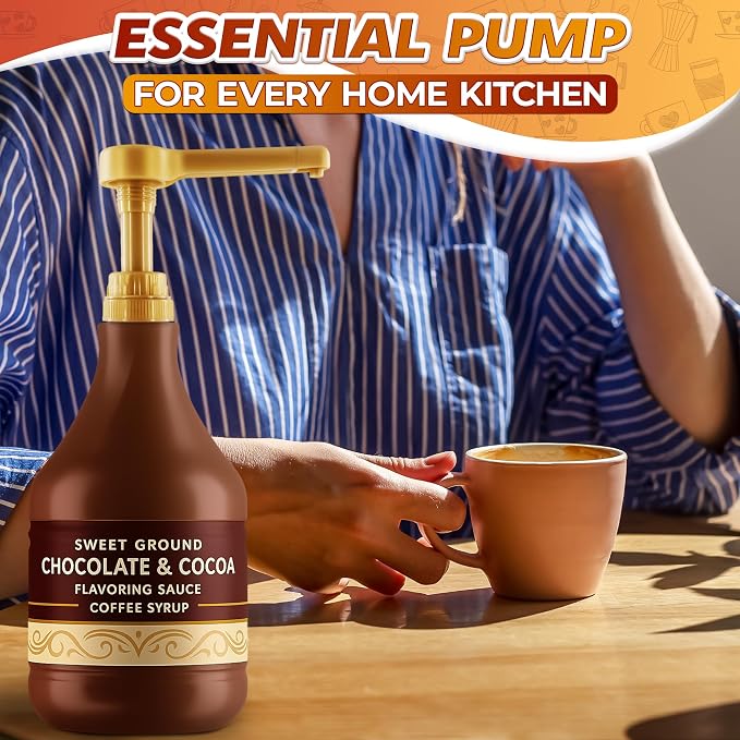Pump for Coffee Syrup Bottle Set of 3 – Compatible - Image 8