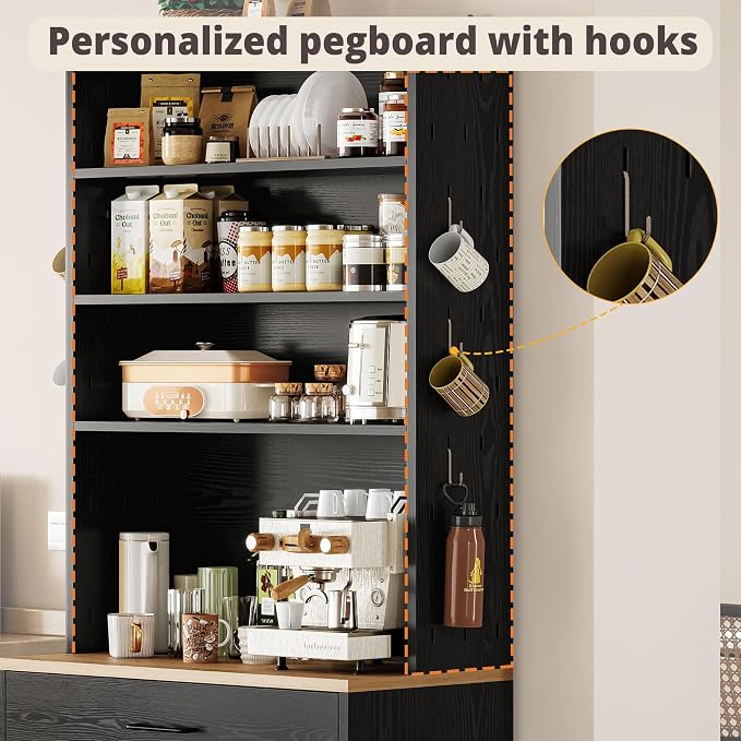 IRONCK Bakers Rack Microwave Stand - Image 5