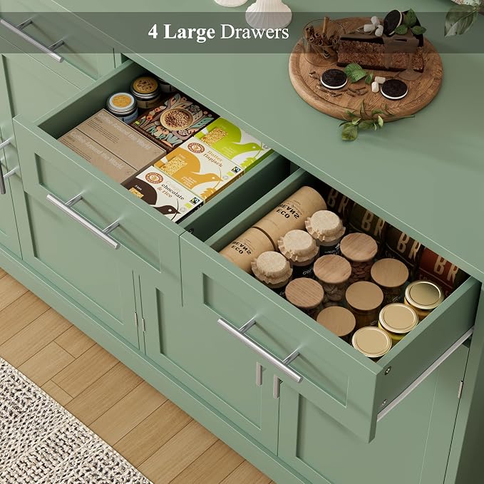 HOSTACK 60" Large Buffet Sideboard - Image 6