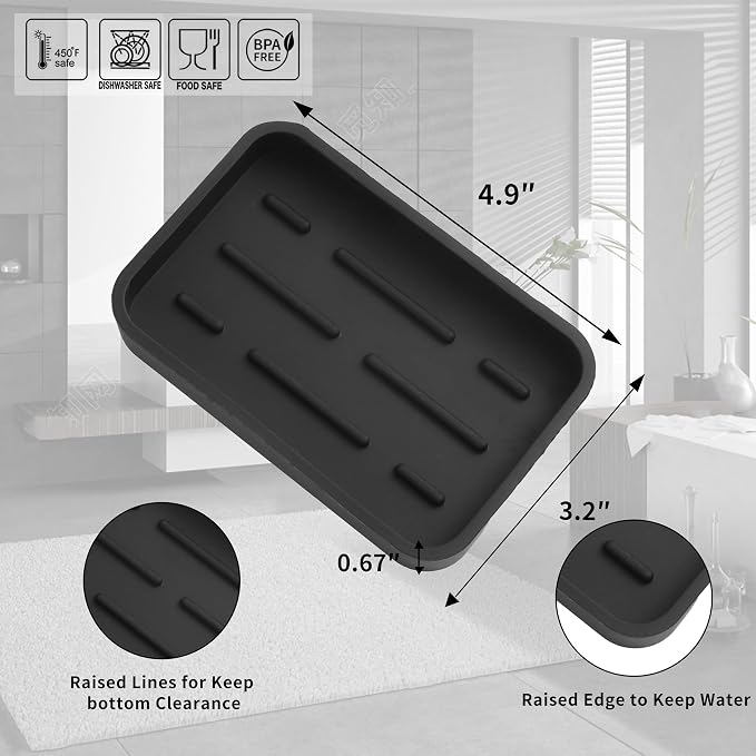 MicoYang Silicone Kitchen Sink Organizer Tray - Image 2