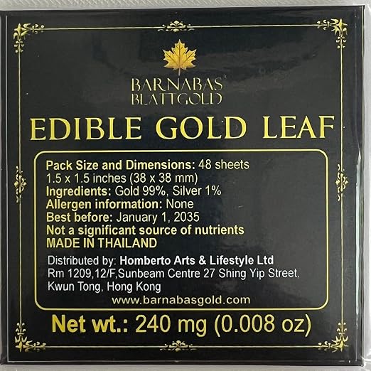 Barnabas Edible Gold Leaf 24K - Image 2