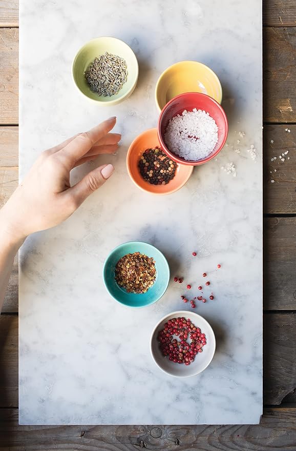 Now Designs Canyon Ceramic Pinch Bowl Set, Soy Sauce Dish, 2 oz - Image 5