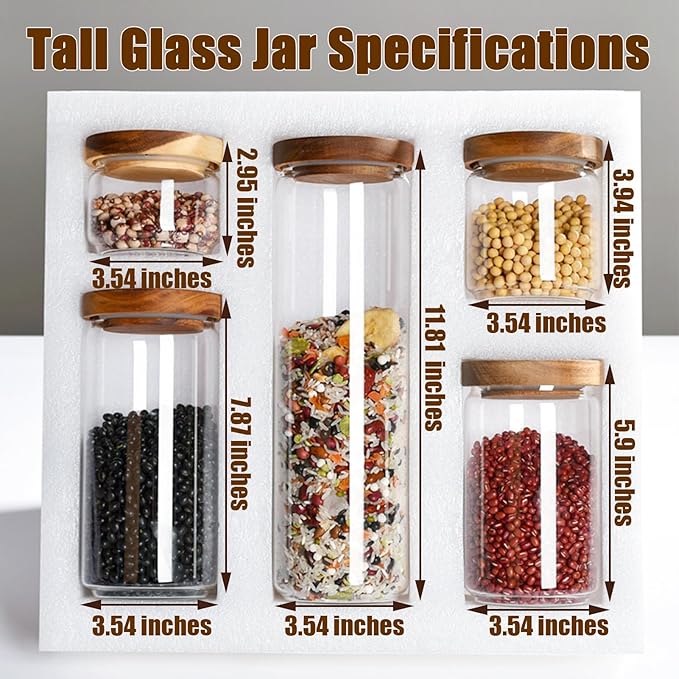 Viovian Glass Storage Jars - Image 2