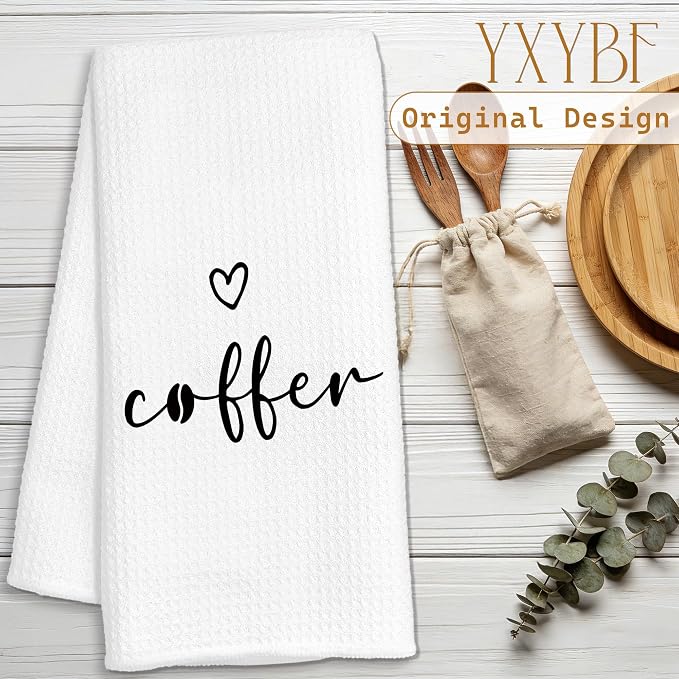 Minimalist Coffee Hand Dish Tea Towels - Image 2