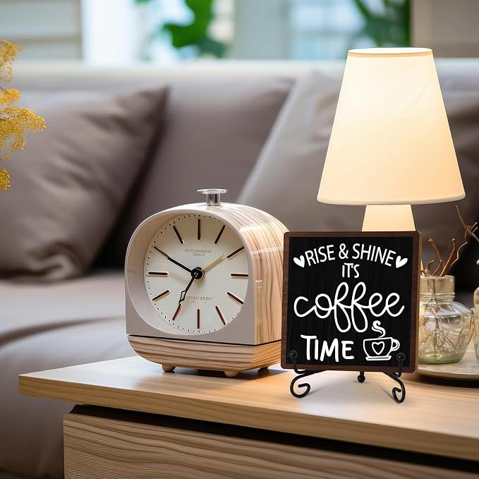 Coffee Desk Decor Sign, Coffee Time Sign - Image 3