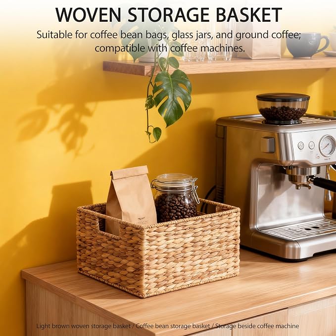 Large Rectangular Water Hyacinth Storage Basket - Image 5