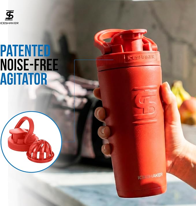Ice Shaker Insulated Stainless Steel Shaker Bottle | 26oz - Image 5