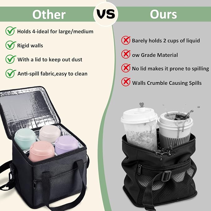 INFANZIA Insulated 4 Cup Drink Carrier - Image 8