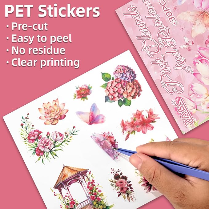 Rose Garden Series Sticker Scrapbooking Supplies - Image 2