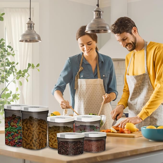 LANGMINGDE 3 Piece Airtight Kitchen Storage Canisters Set, Coffee and Dry Food - Image 6