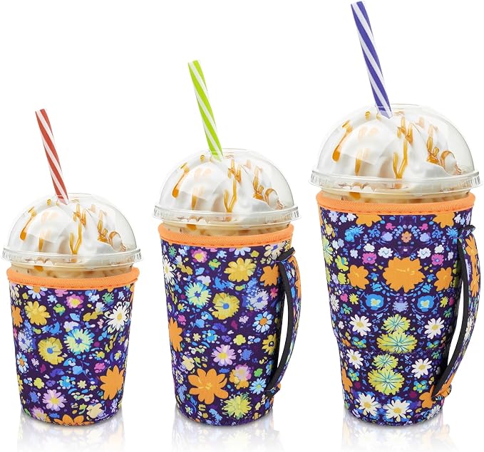 Iced Coffee Sleeve Insulator Sleeves by AJLTPA